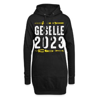 Geselle 2023 - Hoodie-Kleid - Schwarz - Vorne
