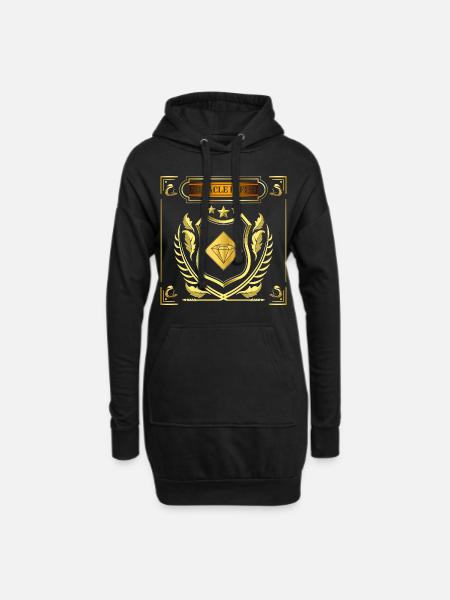 UNENDLICHE WUNDER - Hoodie-Kleid - Schwarz
