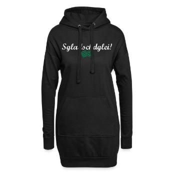 Sgladschdglei - Hoodie-Kleid - Schwarz - Vorne