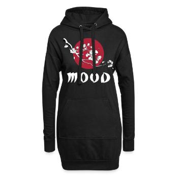 HUMEUR - Sweat-shirt à capuche long Femme - noir - Devant