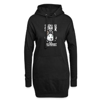 Drôle Husky Husky Propriétaire Husky Propriétaire Cadeau - Sweat-shirt à capuche long Femme - noir - Devant