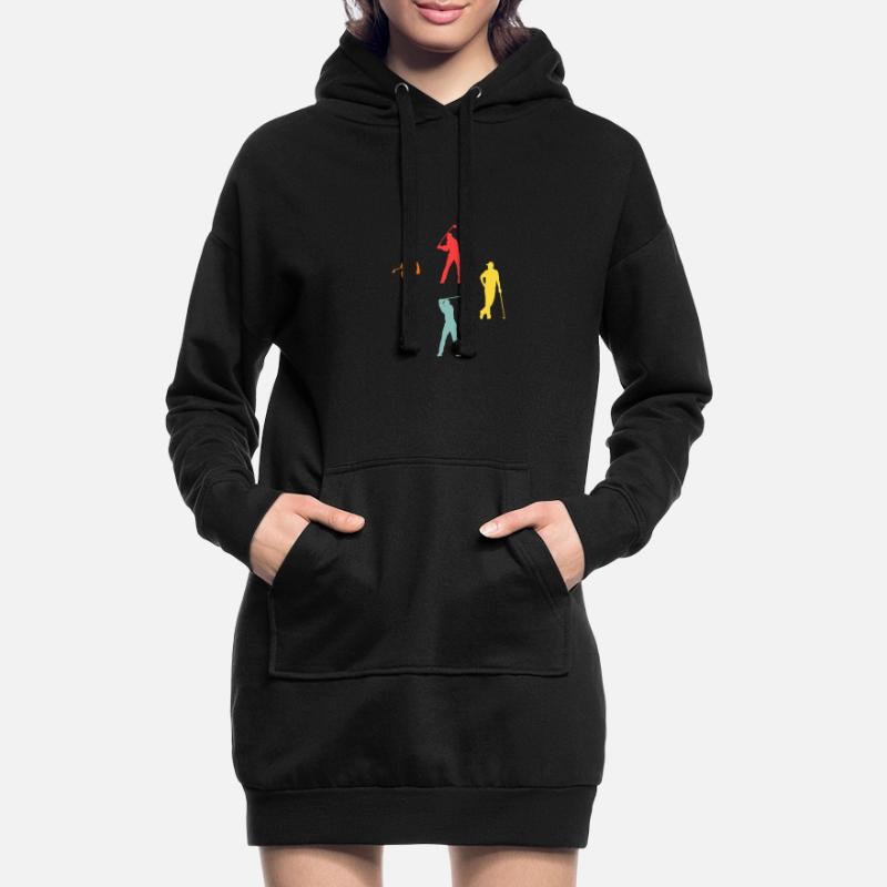 Golfer Evolution Golf Hoodie Dress