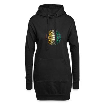 Florian - Hoodie-Kleid - Schwarz - Vorne