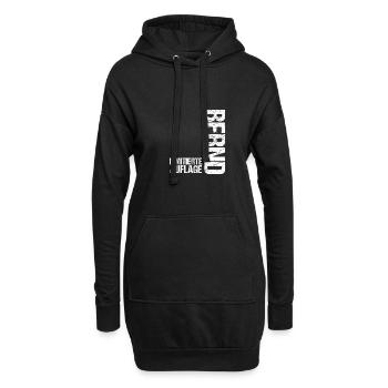Bernd - Sweat-shirt à capuche long Femme - noir - Devant