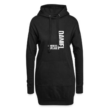 Daniel - Hoodie-Kleid - Schwarz - Vorne