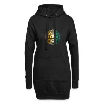 Jacob - Sweat-shirt à capuche long Femme - noir - Devant