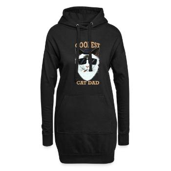 Coolest Cat Dad I Ragdoll Cat Dad I Ragdoll Cat - Hoodie-Kleid - Schwarz - Vorne