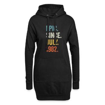 40 Years Old Epic Since July 1982 40th Birthday - Hoodie Dress - black - Front