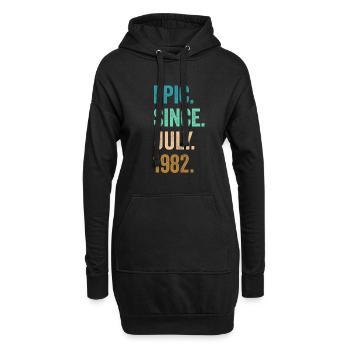 40 Years Old Epic Since July 1982 40th Birthday - Hoodie Dress - black - Front