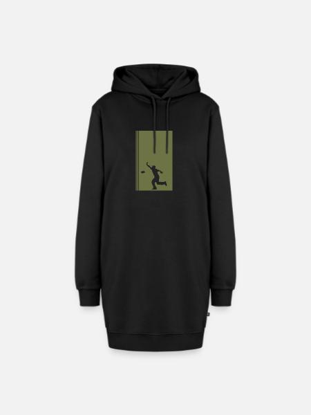 Regeln Turnier Spiel - Hoodie-Kleid - Schwarz