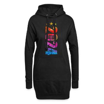 Matura 2024 - Hoodie-Kleid - Schwarz - Vorne