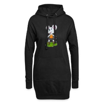 Patinage en ligne Souris Patins en ligne - Sweat-shirt à capuche long Femme - noir - Devant