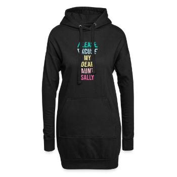 Professeur de mathématiques Dire Professeur de mathématiques drôle - Sweat-shirt à capuche long Femme - noir - Devant