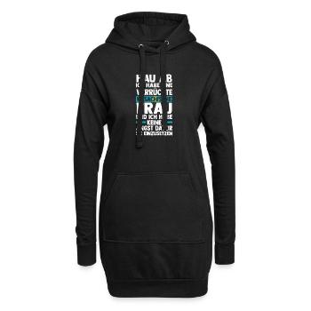 Kazakhstan Kazakhstan - Sweat-shirt à capuche long Femme - noir - Devant