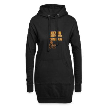 Kevin Kevin - Hoodie-Kleid - Schwarz - Vorne