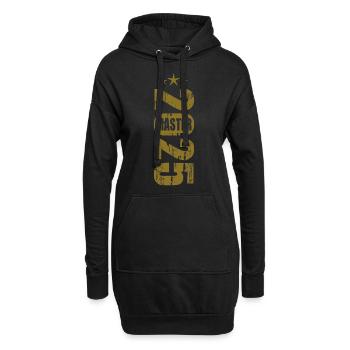 Master 2025 Vintage - Hoodie-Kleid - Schwarz - Vorne