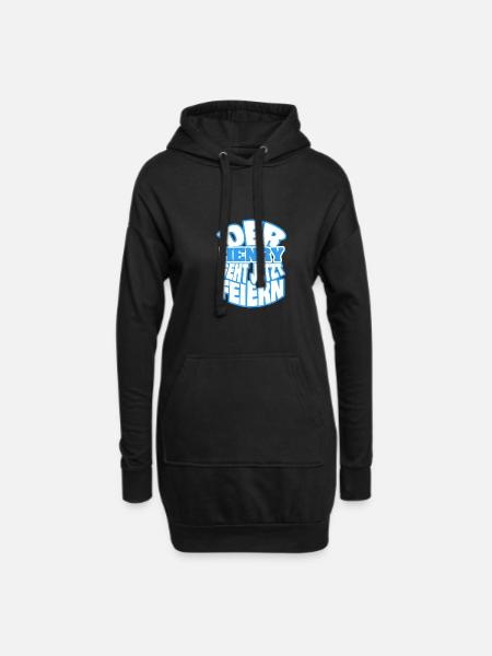 henry - Hoodie-Kleid - Schwarz