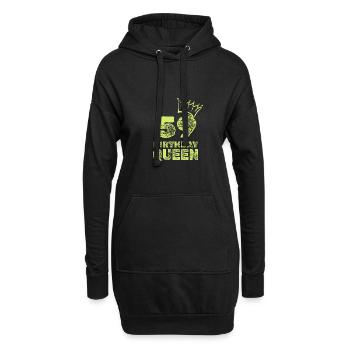 Alter 59 - Hoodie-Kleid - Schwarz - Vorne