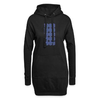 Moto 1989 - Sweat-shirt à capuche long Femme - noir - Devant