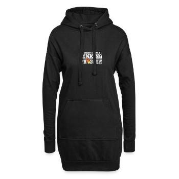 I Have A Dinking Problem Funny Dink Pickleball - Hoodie Dress - black - Front