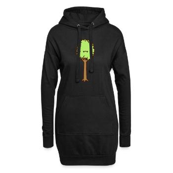 Evil Little Tree - Hoodie Dress - black - Front