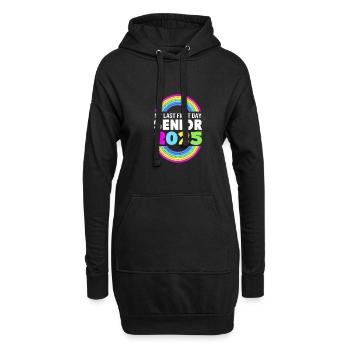 Klasse von 2025 - Hoodie-Kleid - Schwarz - Vorne