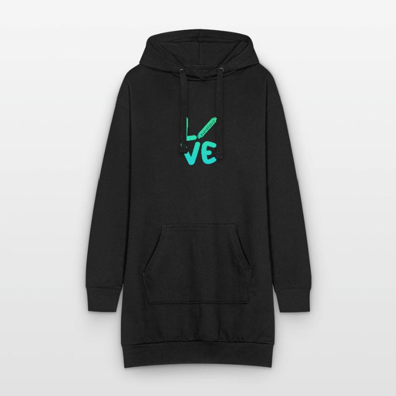 Harmonica Harmonica Hoodie Dress