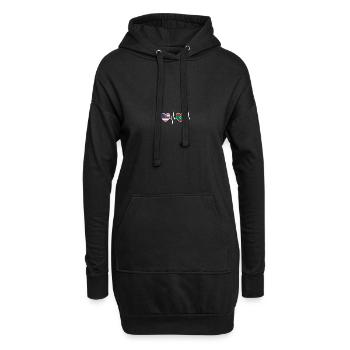 Drapeaux des Maldives des États-Unis et des Maldives - Sweat-shirt à capuche long Femme - noir - Devant