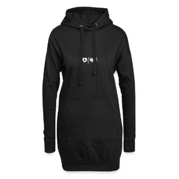 Japon et Argentine Drapeau argentin Drapeaux - Sweat-shirt à capuche long Femme - noir - Devant