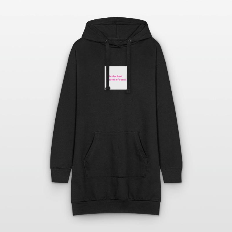 Sei die beste Version von dir Hoodie-Kleid