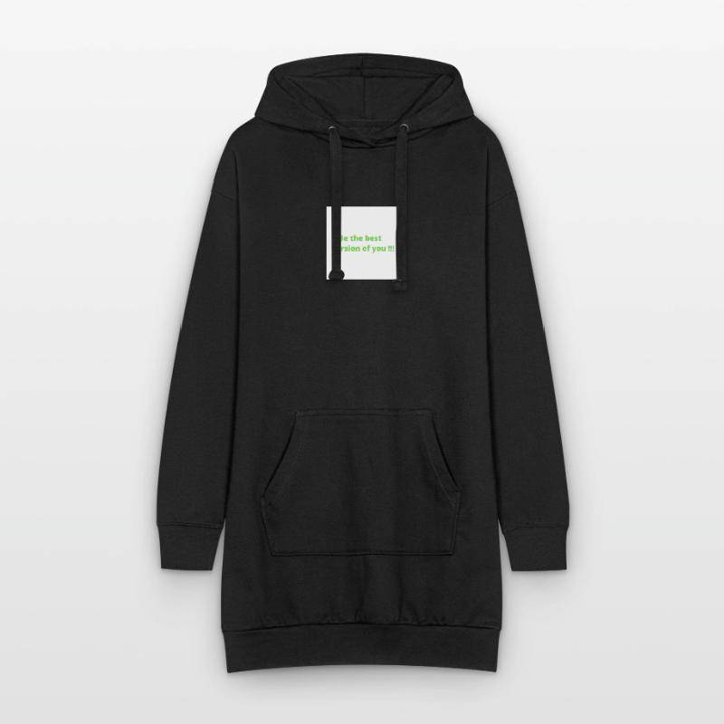 Sei die beste Version von dir Hoodie-Kleid