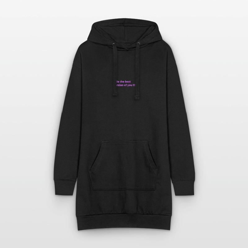 Sei die beste Version von dir Hoodie-Kleid
