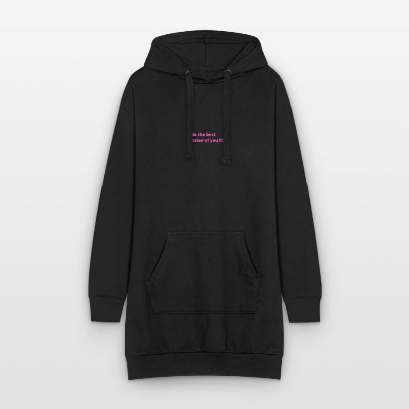 Sei die beste Version von dir Hoodie-Kleid