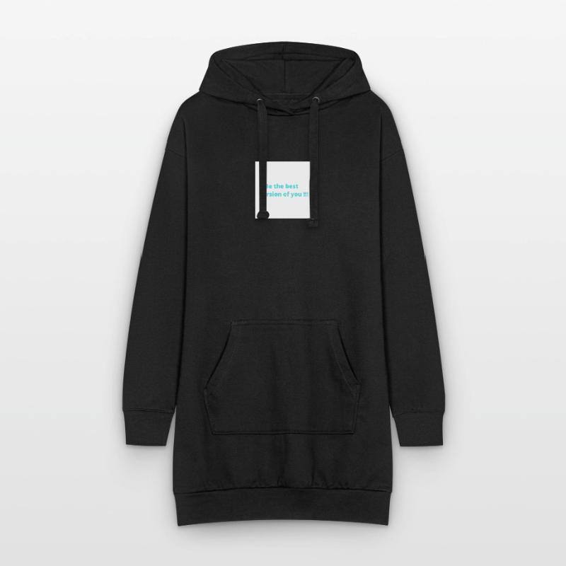 Sei die beste Version von dir Hoodie-Kleid