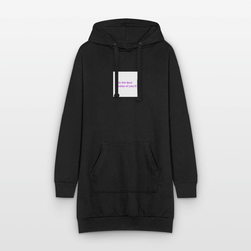 Sei die beste Version von dir Hoodie-Kleid