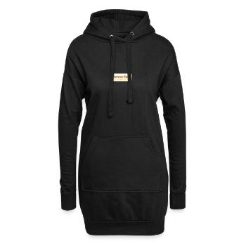 Never Fail Outfit Mode für Jedermann. - Hoodie-Kleid - Schwarz - Vorne