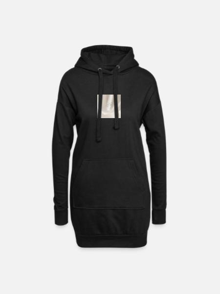 Schwester - Hoodie-Kleid - Schwarz
