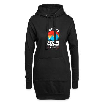 Retirement 2025 Pensioner Pension Pensioner - Hoodie Dress - black - Front