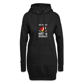 Autrichiens Allemagne Autriche - Sweat-shirt à capuche long Femme - noir - Devant