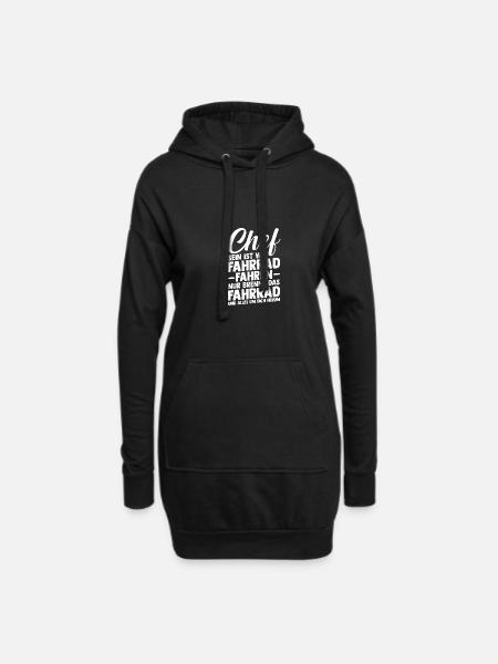 Teamleiter Gruppenleiter Teamchef Abteilungsleiter - Hoodie-Kleid - Schwarz