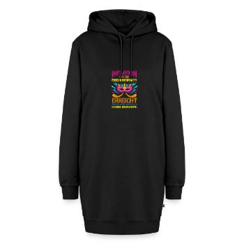 Costume de carnaval Carnaval - Sweat-shirt à capuche long Femme - noir - Devant