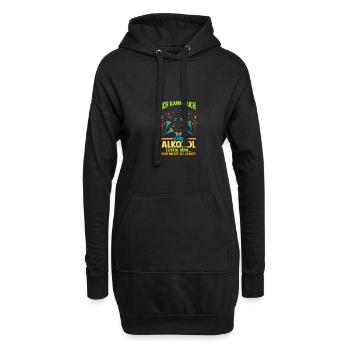 Karnevalskostüm Bier Fasching Karneval - Hoodie-Kleid - Schwarz - Vorne