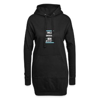 Onkel Limited Edition Spruch - Hoodie-Kleid - Schwarz - Vorne