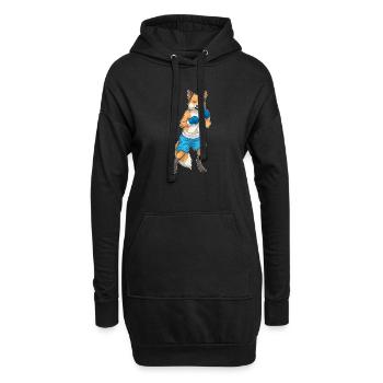 Fuchs Boxer Boxing Gloves Boxing - Hoodie Dress - black - Front