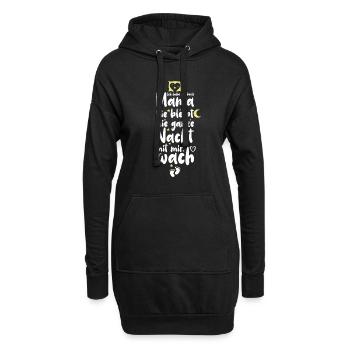 Ich Habe Die Beste Mama Sie Blei... - Hoodie-Kleid - Schwarz - Vorne