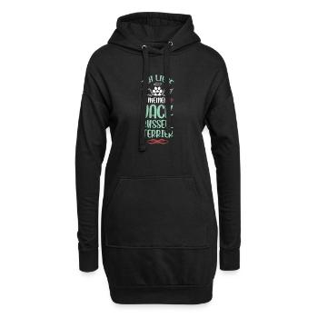I love my Jack Russell Terrier - Hoodie Dress - black - Front