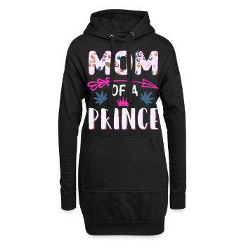 Idée cadeau de mère pour la fête des mères Meilleure mère - Sweat-shirt à capuche long Femme - noir - Devant