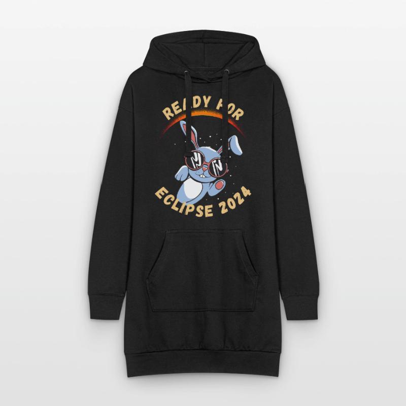 Ready for the Solar Eclipse 2024 Hoodie Dress