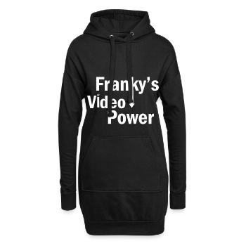 La vidéo de Franky’s Power - Sweat-shirt à capuche long Femme - noir - Devant