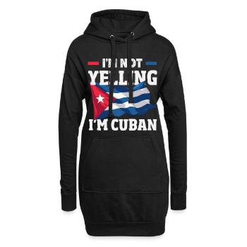 Cuba Pride & Home - Design du drapeau de Cuba - Sweat-shirt à capuche long Femme - noir - Devant